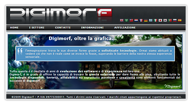 Digimorf showroom website